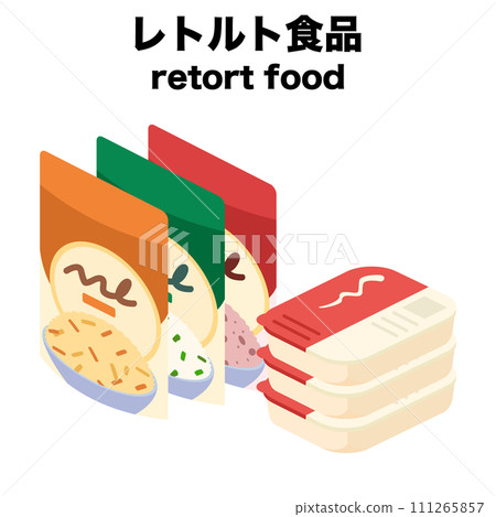 蒸煮食品的等軸圖 111265857