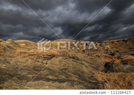 desolate mountain landscape 111266427