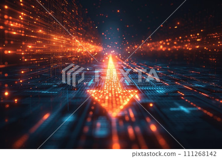 AI-generated content. Abstract futuristic background Data Transfer. technology concept. Futuristic cyberspace background. Generative AI AI-generated content. Abstract futuristic background Data Transfer. technology concept. Futuristic cyberspace background. Generative AI 111268142