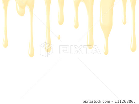 白巧克力從上面滴下來 白巧克力從上面滴下來 111268863