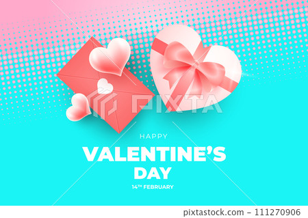 Valentine's Day background, Happy Valentine's Day banner Valentine's Day background, Happy Valentine's Day banner 111270906