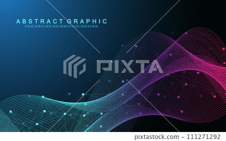 Abstract tech network connection dots. Digital technology and big data analysis background. White background with plexus lines. Geometric background with abstract mesh Abstract tech network connection dots. Digital technology and big data analysis background. White background with plexus lines. Geometric background with abstract mesh 111271292