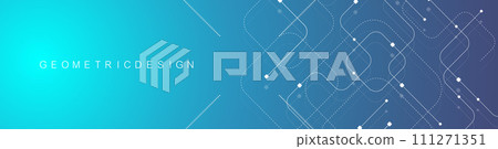 Abstract background with technology circuit board texture. Modern electronic motherboard texture. Engineering and communication concept for header, web banner, website, presentation. 111271351