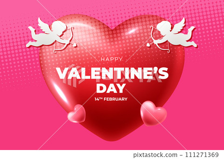Happy Valentine's Day background, Happy Valentine's Day love banner Happy Valentine's Day background, Happy Valentine's Day love banner 111271369