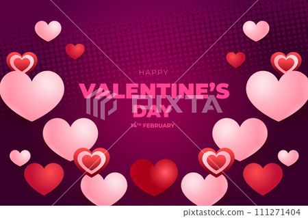 Happy Valentine's Day background, Happy Valentine's Day love banner Happy Valentine's Day background, Happy Valentine's Day love banner 111271404