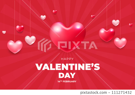 Happy Valentine's Day background, Happy Valentine's Day love banner Happy Valentine's Day background, Happy Valentine's Day love banner 111271432