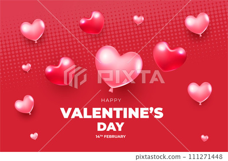 Happy Valentine's Day background, Happy Valentine's Day love banner Happy Valentine's Day background, Happy Valentine's Day love banner 111271448