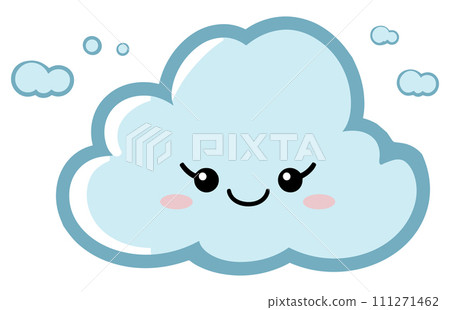 Cloud And Cold Vector.Cloud icon. Vector illustration 111271462