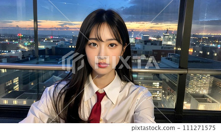[女模特兒] 女高中生模特兒08：AI生成影像 111271575