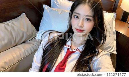 [女模特兒] 女高中生模特兒09：AI生成影像 111271577