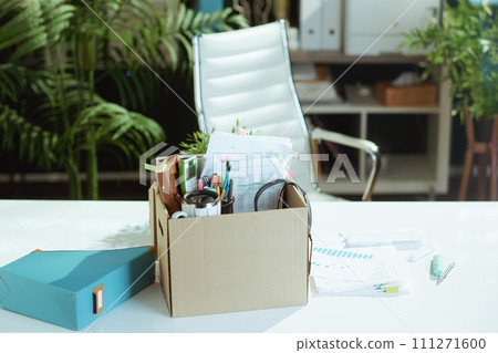 table in modern green office table in modern green office 111271600
