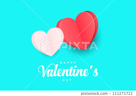 Happy Valentine's Day background, Happy Valentine's Day love banner 111271722