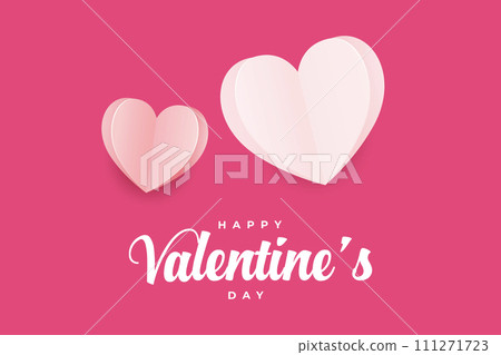 Happy Valentine's Day background, Happy Valentine's Day love banner 111271723