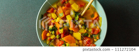 Summer minestrone soup Summer minestrone soup 111272104