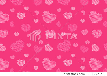 Happy Valentine's Day hearts seamless background, Valentine's Day hearts Happy Valentine's Day hearts seamless background, Valentine's Day hearts 111272158