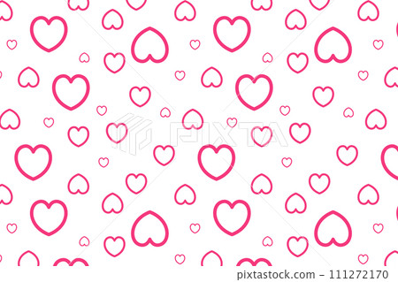 Happy Valentine's Day hearts seamless background, Valentine's Day hearts Happy Valentine's Day hearts seamless background, Valentine's Day hearts 111272170