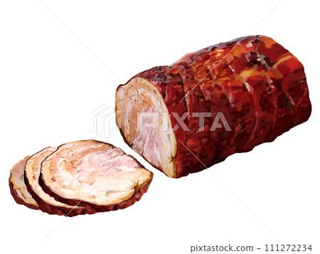 Char siu (block and slice) Char siu (block and slice) 111272234