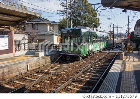 京福電鐵和嵐電東神院/立命館大學衣笠校園前站及京都火車 111273579
