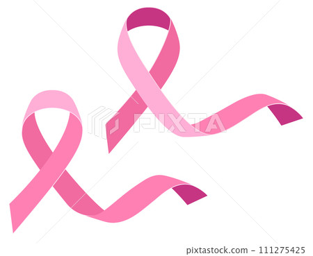 pink ribbon breast cancer awareness stock vector illustration pink ribbon breast cancer awareness stock vector illustration 111275425