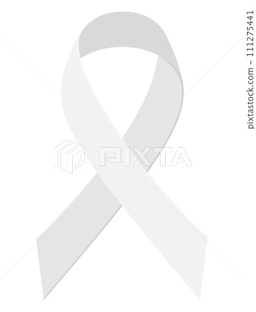 silver ribbon decoration stock vector illustration 111275441