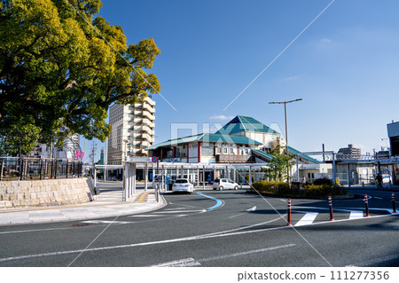 Cityscape from the north exit of JR Iwata Station (Shizuoka Prefecture) Cityscape from the north exit of JR Iwata Station (Shizuoka Prefecture) 111277356