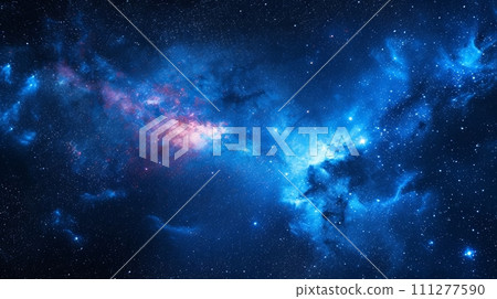 Starry night skies, countless celestial jewels in a cosmic tapestry 111277590