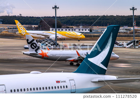 日本千葉市景觀，從成田機場 2 欣賞國泰航空、捷星航空、酷航等 111278520