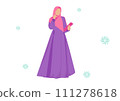 women abaya fashion purple and pink combination 111278618