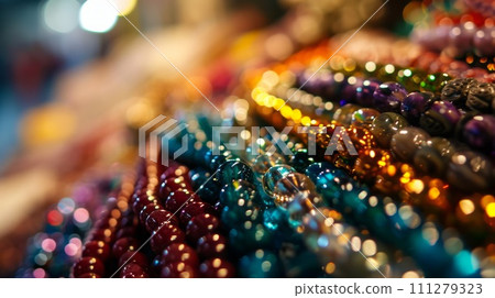 Muslim rosary praying beads for practicing mindfulness meditation praying beads. 111279323