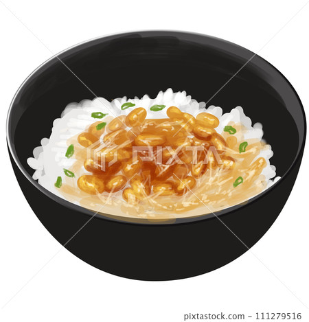 手繪風格納豆米 手繪風格納豆米 111279516