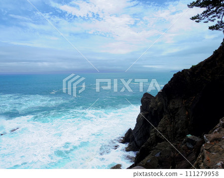 Pacific Ocean seen from Cape Ryuo (Kochi City, Kochi Prefecture) 111279958