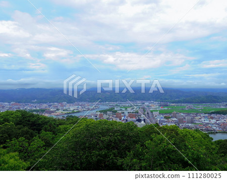 從五台山看到的街景(高知縣高知市) 從五台山看到的街景(高知縣高知市) 111280025