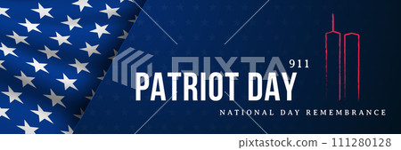 Patriot Day banner.  111280128