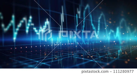AI-generated content. Financial data graph chart report statistic marketing research. Comeliness AI-generated content. Financial data graph chart report statistic marketing research. Comeliness 111280977