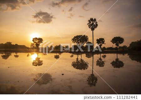 THAILAND LOPBURI LANDSCAPE SUNSET THAILAND LOPBURI LANDSCAPE SUNSET 111282441