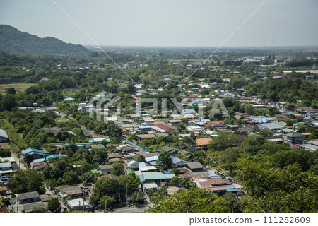 THAILAND SARABURI VILLAGE LANDSCAPE 111282609