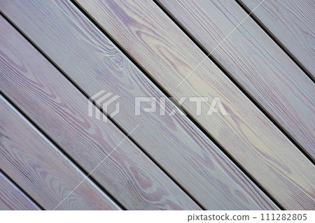 Background of brown wooden slats, texture of wood strips 111282805