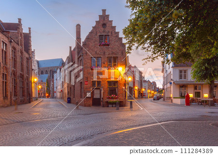 Simon Stevin Square in Bruges, Belgium Simon Stevin Square in Bruges, Belgium 111284389