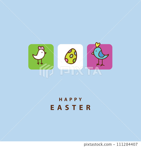 Easter card with copy space Easter card with copy space 111284407