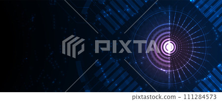 Abstract data background. Futuristic technology style. Elegant digital background for business cyber presentations. Abstract data background. Futuristic technology style. Elegant digital background for business cyber presentations. 111284573