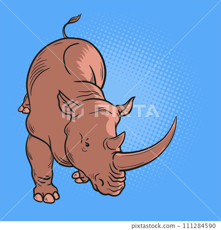 African animal rhinoceros African animal rhinoceros 111284590