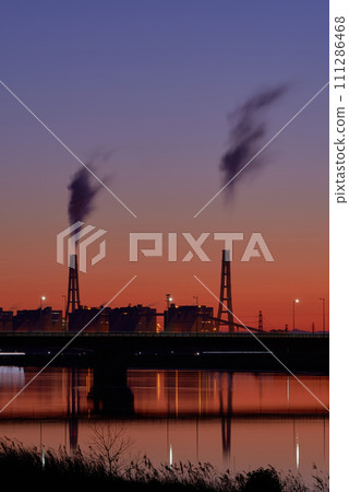 Evening landscape 111286468