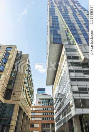 Skyscrapers bottom view Skyscrapers bottom view 111286554