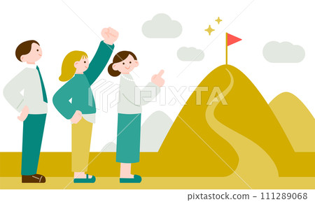 瞄準目標的業務團隊 111289068