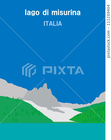 索拉皮斯湖 義大利索拉皮斯多洛米蒂湖 111289404