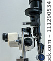Phoropter or ophthalmoscope equipment macro. 111290534