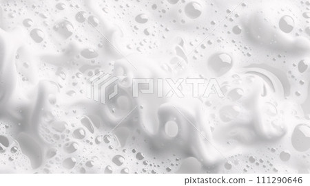 Beautiful smooth foam texture background Beautiful smooth foam texture background 111290646