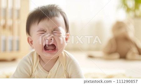 哭泣的嬰兒的肖像 111290857