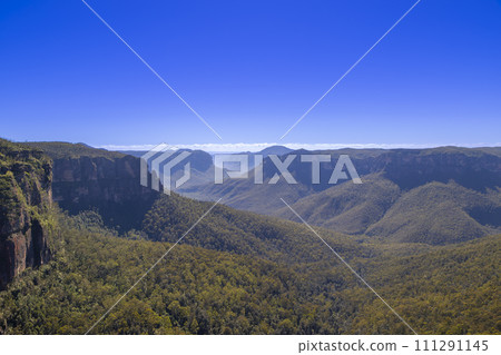 Photograph of the Grose Valley in Blackheath in the Blue Mountains in Australia Photograph of the Grose Valley in Blackheath in the Blue Mountains in Australia 111291145
