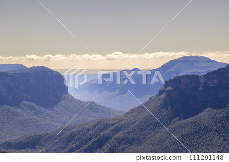 Photograph of the Grose Valley in Blackheath in the Blue Mountains in Australia Photograph of the Grose Valley in Blackheath in the Blue Mountains in Australia 111291148
